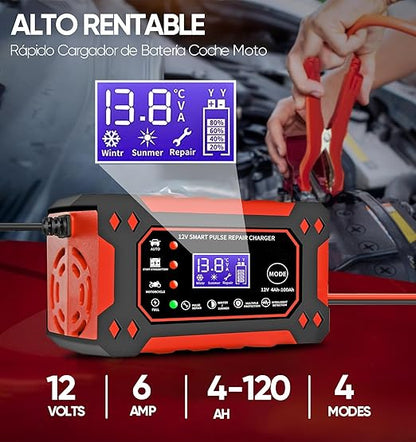🚗 Cargador de Batería | EnergyMax ⚡