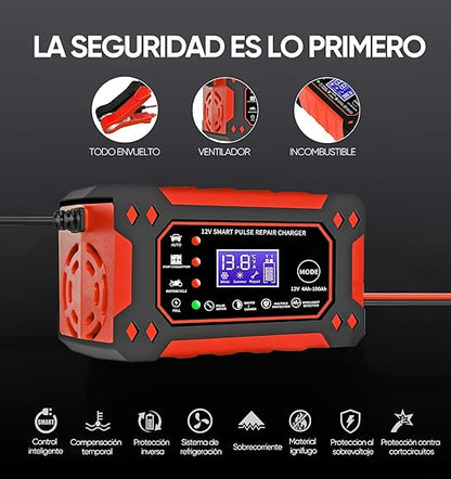 🚗 Cargador de Batería | EnergyMax ⚡