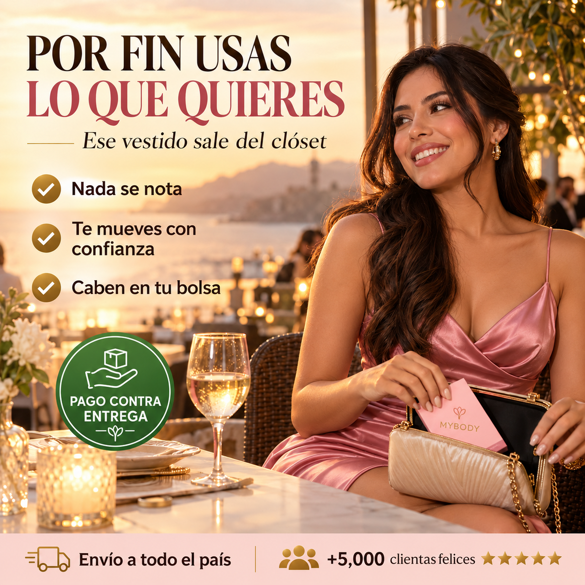 Cubrepezones MYBODY Invisible Fit | Luce Cualquier Escote Sin Brasier