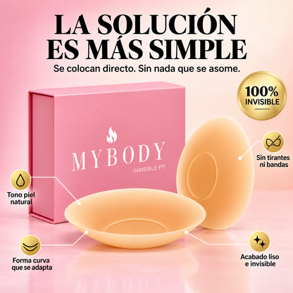 Cubrepezones MYBODY Invisible Fit | Luce Cualquier Escote Sin Brasier