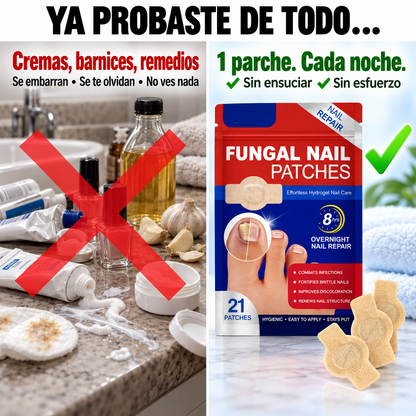 Pack 21 parches para Uñas | Uñas Más Sanas Mientras Duermes