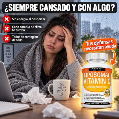 Vitamina C Liposomal 2100 mg | Apoya Tus Defensas Todos los Días