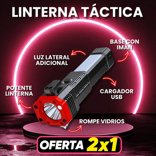 🚨 Linterna Táctica de Emergencia 🛡️