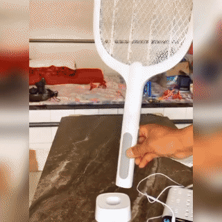 Raqueta Eléctrica Mata Mosquitos | Adiós a los Mosquitos Sin Químicos