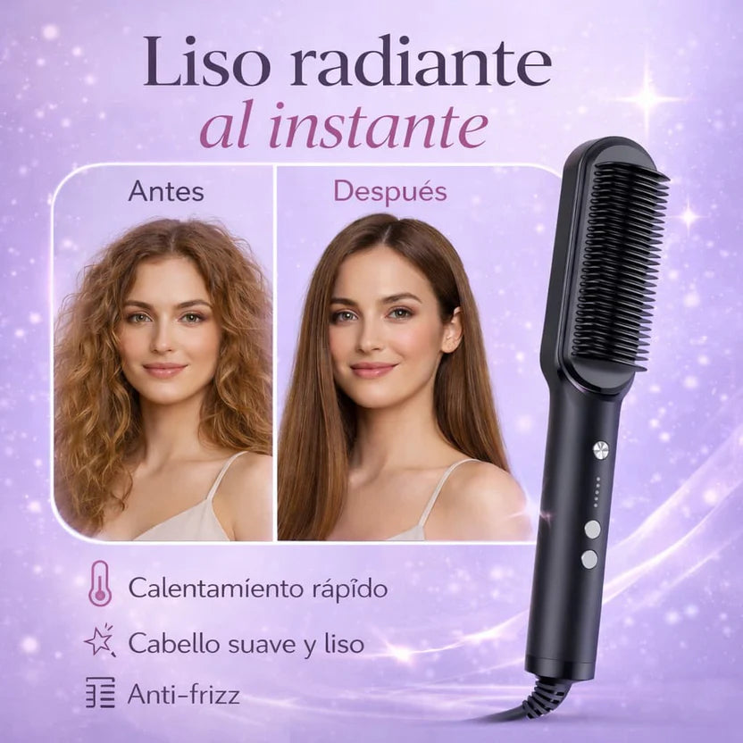 Cepillo Plancha Alisador 3 en 1✨💋